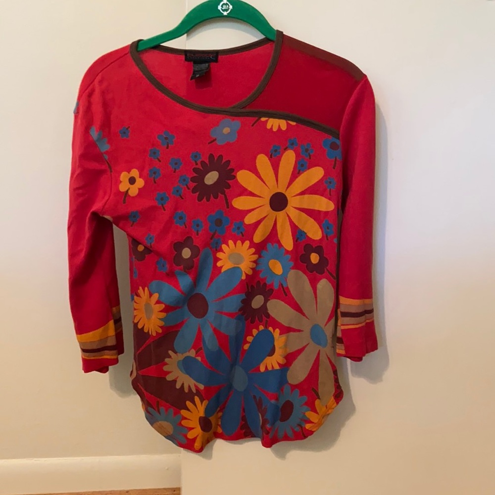 Custo Barcelona red top size medium